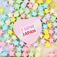 Charger l&#39;image dans la visionneuse de la galerie, I love Japan + Natsuki Button Badges
