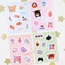 Charger l&#39;image dans la visionneuse de la galerie, Momoko loves Kawaii Sticker Sheet
