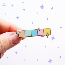 Load image into Gallery viewer, Tropical Pastel Swatches Enamel Pin
