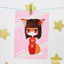 Load image into Gallery viewer, Natsuki loves Japan A6 Postcard
