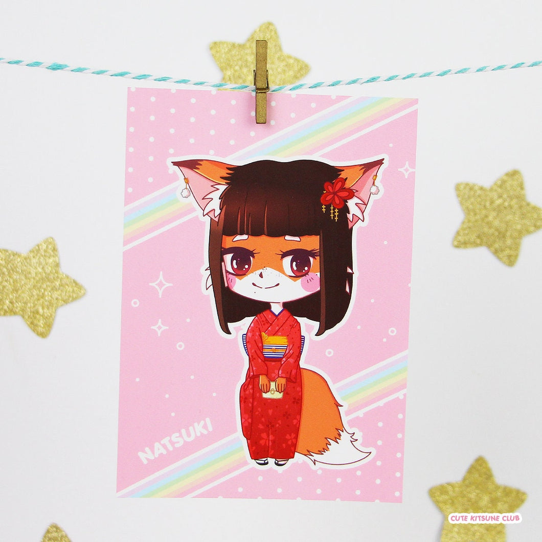 Natsuki loves Japan A6 Postcard