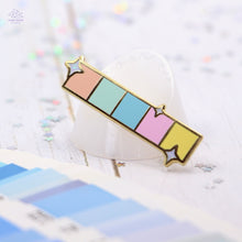 Load image into Gallery viewer, Tropical Pastel Swatches Enamel Pin
