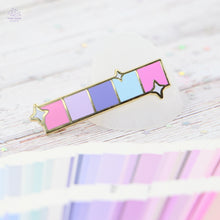 Load image into Gallery viewer, Hydrangea Pastel Swatches Enamel Pin
