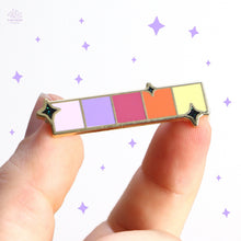 Load image into Gallery viewer, Halloween Colour Swatches Enamel Pin
