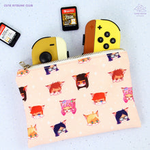 Load image into Gallery viewer, Chibi Foxes Zipper Pouch
