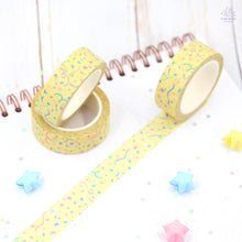 Load image into Gallery viewer, Yellow Confetti Washi Tape
