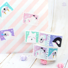Load image into Gallery viewer, Winter Animals Stamps Washi Tape
