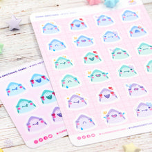 Load image into Gallery viewer, Shark Emotions Sticker Sheet
