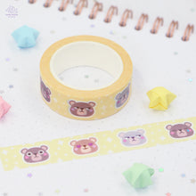 Load image into Gallery viewer, Bear Emotions Washi Tape
