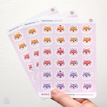 Load image into Gallery viewer, Shiba Emotions Sticker Sheet
