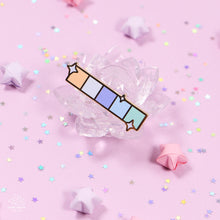 Load image into Gallery viewer, Bouquet Pastel Swatches Enamel Pin
