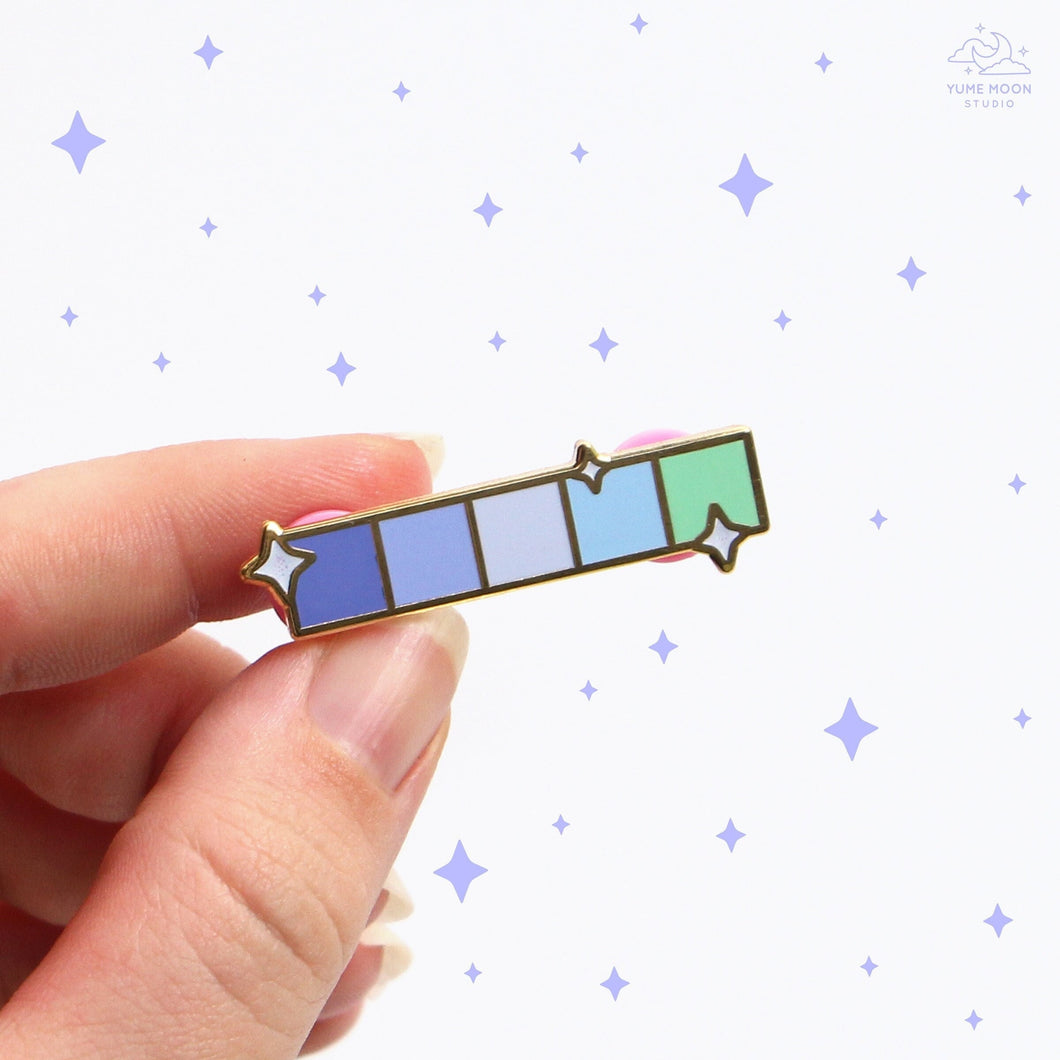 Earth Pastel Swatches Enamel Pin