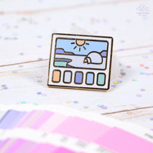 Load image into Gallery viewer, Polar Scenery Swatches Enamel Pin

