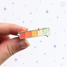 Load image into Gallery viewer, Guava Pastel Swatches Enamel Pin
