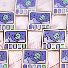 Load image into Gallery viewer, Outerspace Scenery Swatches Enamel Pin
